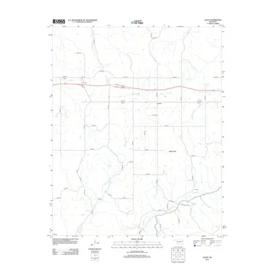 2012 Map of Leach, 2012 Print