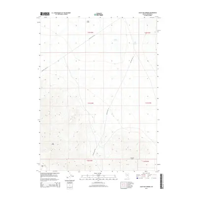 2014 Map of Leach Hot Springs, 2014 Print