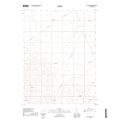 2018 Map of Leach Hot Springs, 2018 Print