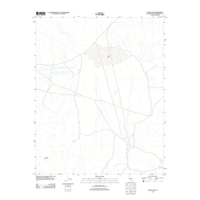 2012 Map of Leach Lake, 2012 Print