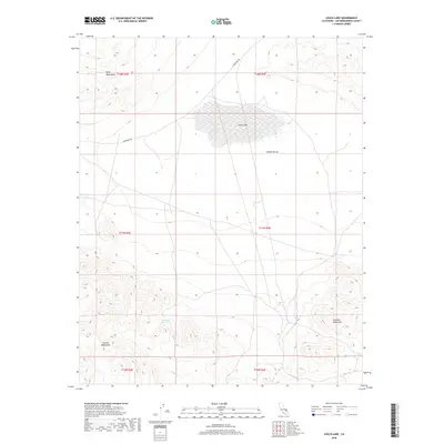 2018 Map of Leach Lake, 2018 Print