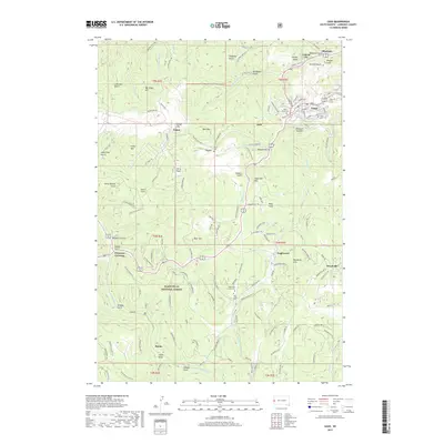 2017 Map of Lead, 2017 Print