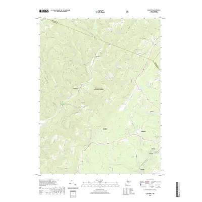 2019 Map of Lead Mine, 2019 Print