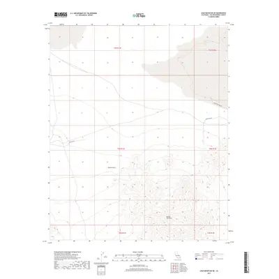 2018 Map of Lead Mountain NE, 2018 Print