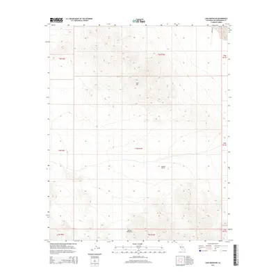 2015 Map of Lead Mountain, 2015 Print