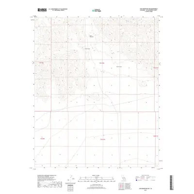 2018 Map of Lead Mountain SW, 2018 Print