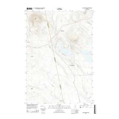 2014 Map of Lead Mountain, 2014 Print