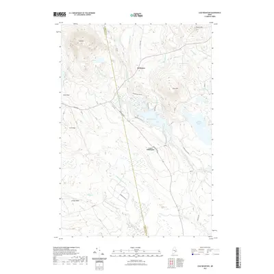2021 Map of Lead Mountain, 2021 Print