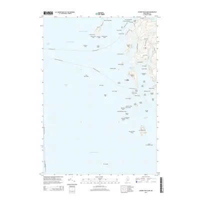 2014 Map of Leadbetter Island, 2014 Print