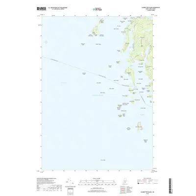 2018 Map of Leadbetter Island, 2018 Print