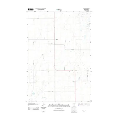 2013 Map of Leader, 2013 Print