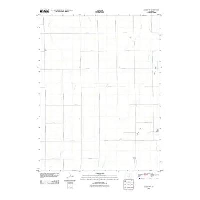 2010 Map of Leader NW, 2010 Print