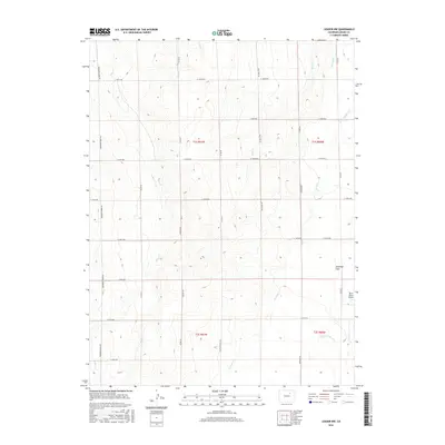 2016 Map of Leader NW, 2016 Print
