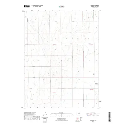2019 Map of Leader NW, 2019 Print
