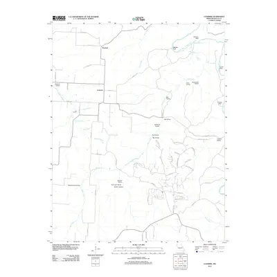 2012 Map of Leadmine, 2012 Print
