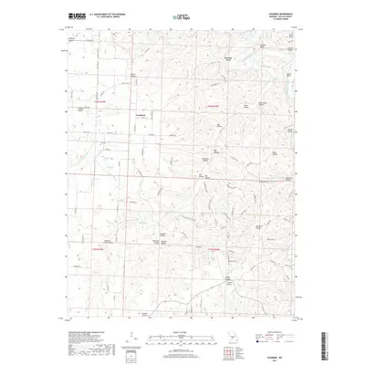 2017 Map of Leadmine, 2017 Print