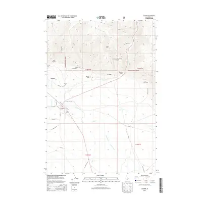 2013 Map of Leadore, 2013 Print