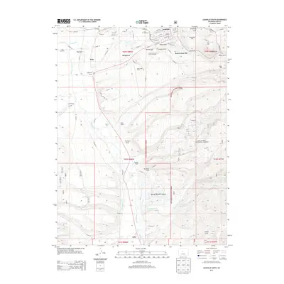 2013 Map of Leadville South, 2013 Print