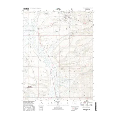 2016 Map of Leadville South, 2016 Print