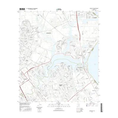 2016 Map of League City, 2016 Print