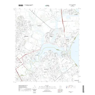 2019 Map of League City, 2019 Print