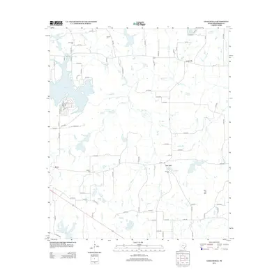 2013 Map of Leagueville, 2013 Print