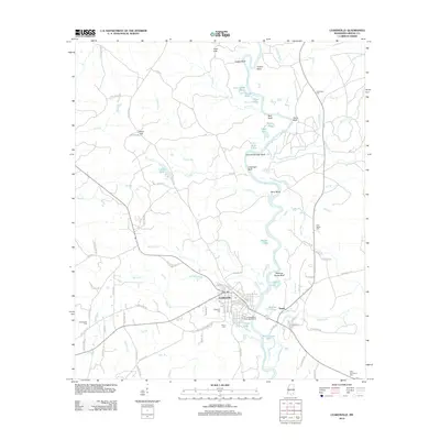 2012 Map of Leakesville, 2012 Print