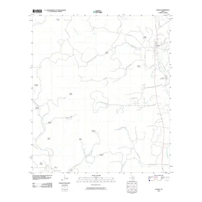 2010 Map of Leakey, 2010 Print