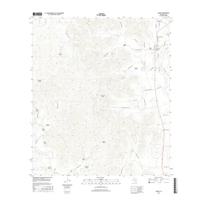 2016 Map of Leakey, 2016 Print