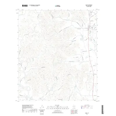2019 Map of Leakey, 2019 Print