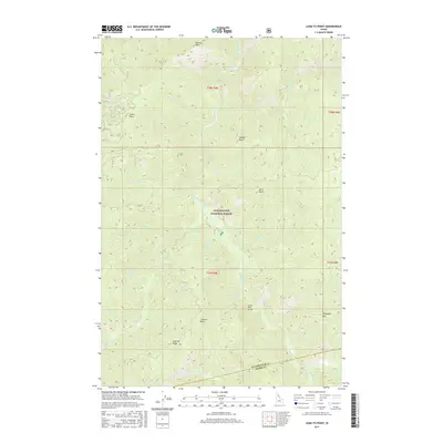 2017 Map of Lean-to Point, 2017 Print
