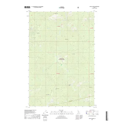 2020 Map of Lean-to Point, 2020 Print