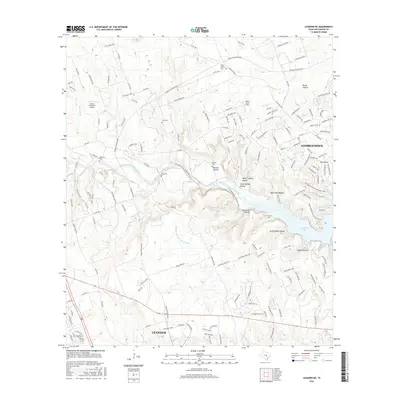 2016 Map of Leander NE, 2016 Print