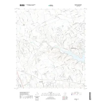 2019 Map of Leander NE, 2019 Print