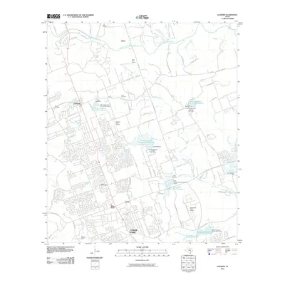 2010 Map of Leander, 2010 Print