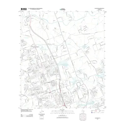 2013 Map of Leander, 2013 Print