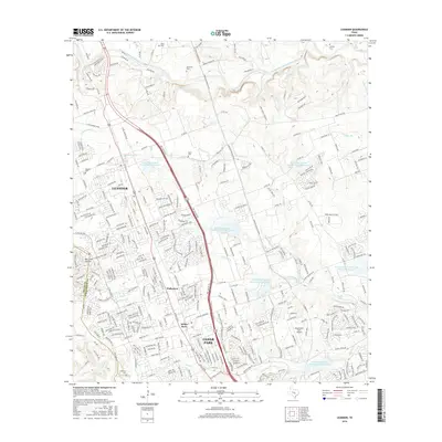 2016 Map of Leander, 2016 Print