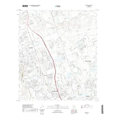 2019 Map of Leander, 2019 Print