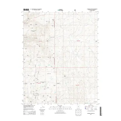 2013 Map of Leandro Canyon, 2013 Print