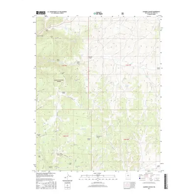 2017 Map of Leandro Canyon, 2017 Print