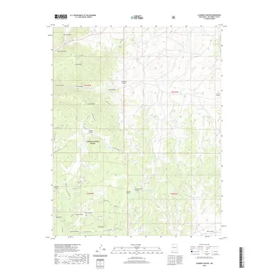 2020 Map of Leandro Canyon, 2020 Print