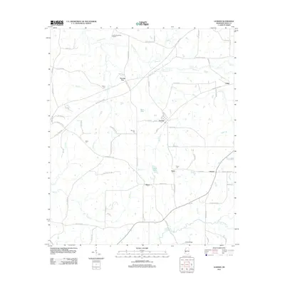2012 Map of Learned, 2012 Print