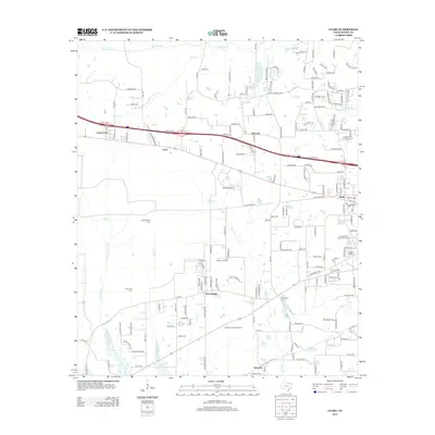 2013 Map of Leary, 2013 Print