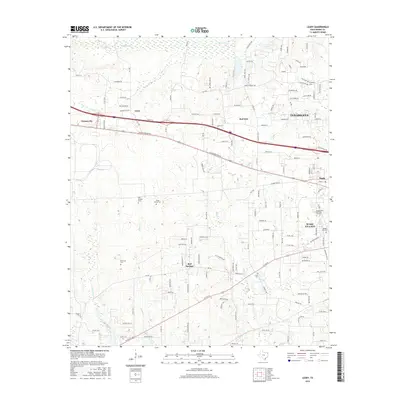 2016 Map of Leary, 2016 Print