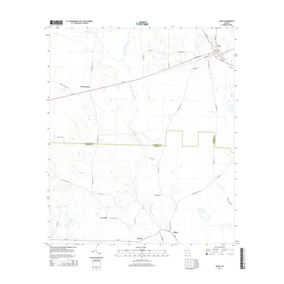 2014 Map of Leary, 2014 Print