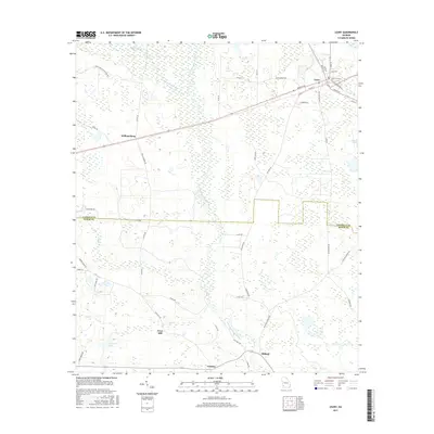 2017 Map of Leary, 2017 Print