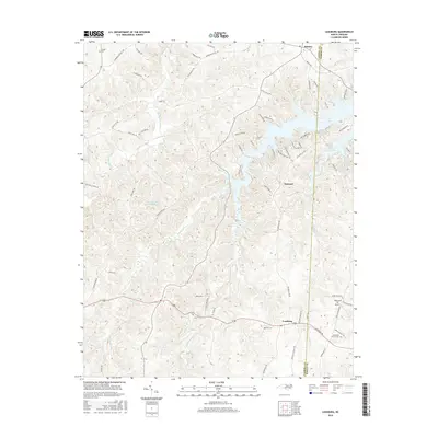 2016 Map of Leasburg, 2016 Print