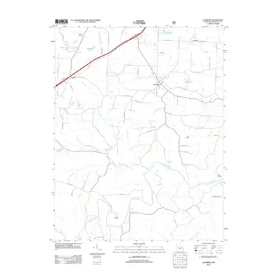 2012 Map of Leasburg, 2012 Print