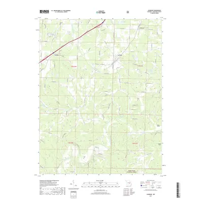 2017 Map of Leasburg, 2017 Print