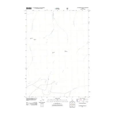 2011 Map of Leatherman Peak, 2011 Print